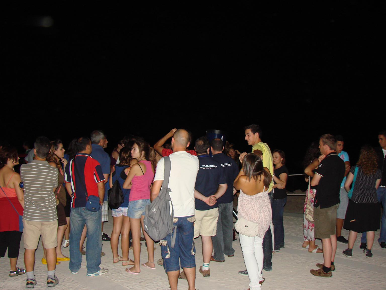 Observación Astronómica en la Fortaleza de La Mota - AstroAlcalá 2010