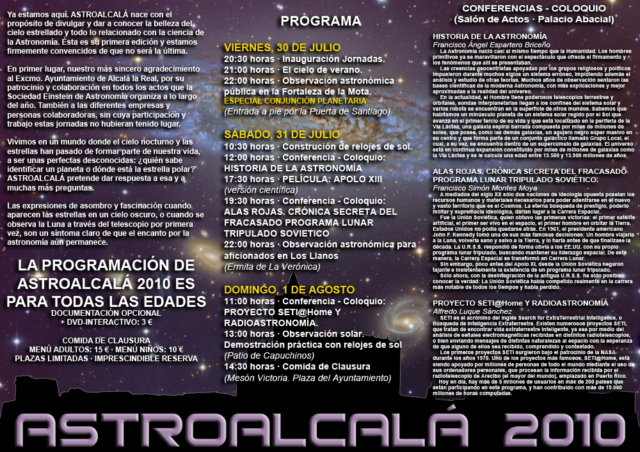 Programa AstroAlcalá 2010