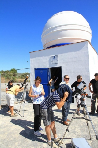 Observación solar - AstroAlcalá 2014