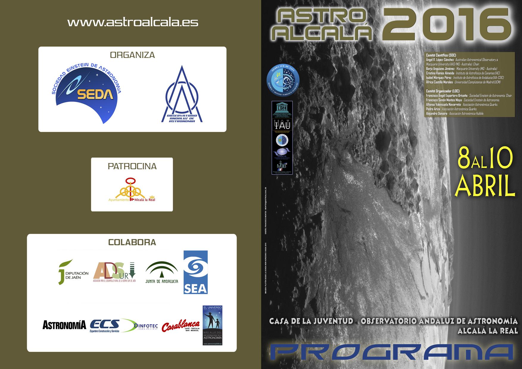 Programa AstroAlcalá 2016